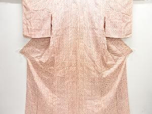 花菱模様単衣小紋着物